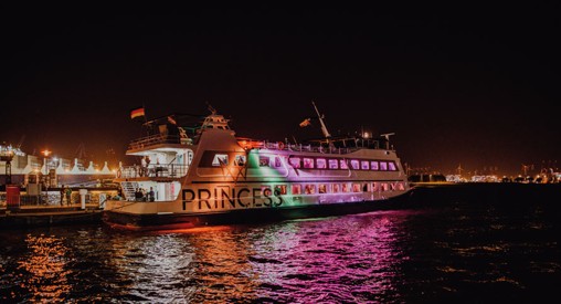 Schlagermove-Boot Hamburg MS Princess
